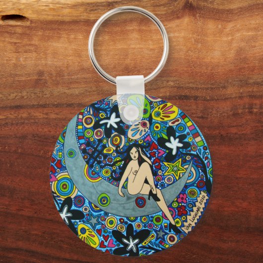 Chaveiro Pinup na Lua Sleutelhanger (Voorkant)