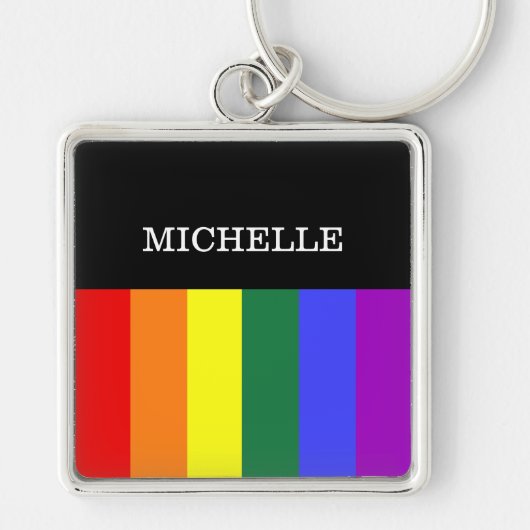 Chaveiro Porta-chaves Orgulho Gay Rainbow Sleutelhanger (Voorkant)