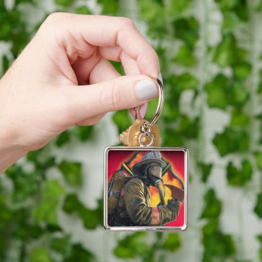 Chaveiro premium Bombeiro. Sleutelhanger (Hand)