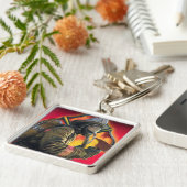 Chaveiro premium Bombeiro. Sleutelhanger (Zijkant)