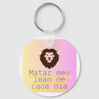 Chaveiro um leão por dia sleutelhanger