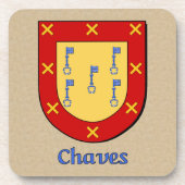Chaves Family Shield Onderzetter (Voorkant)