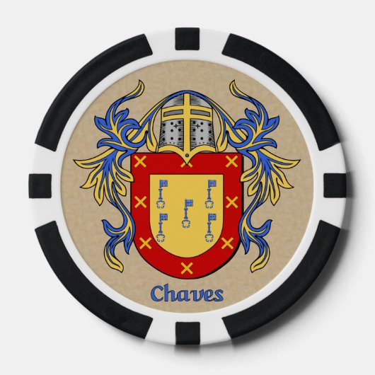 Chaves Heraldic Arms Pokerchips (Voorkant)