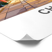 Chaves Portugal Reisprint Poster (Hoek)