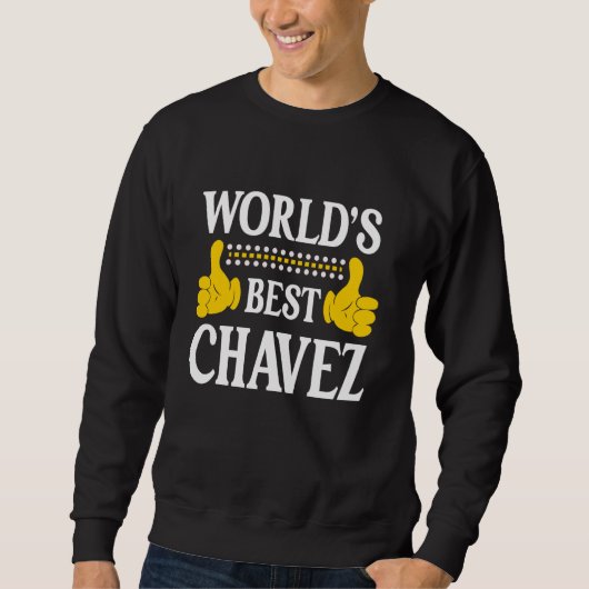 Chavez Achternaam Team Familie Achternaam Allerbes Trui (Voorkant)