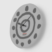 Chaw'se Petroglyph Wall Clock Grote Klok (Hoek)