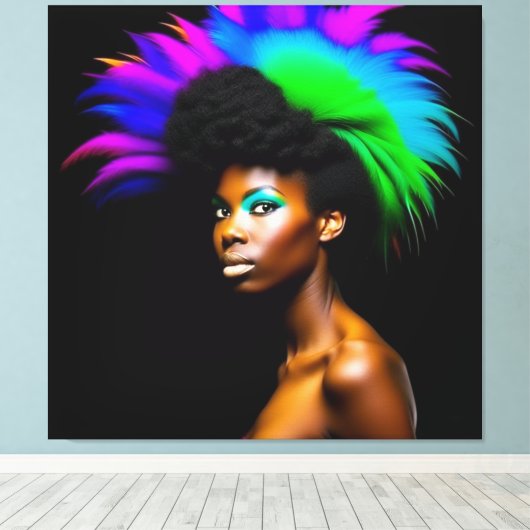 Chaya "Life" Canvas Afdruk (Insitu (Houten vloer))