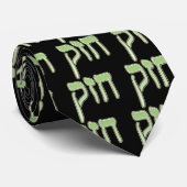 CHAZAK - BE STRONG - HEBREW ALEPH BETH STROPDAS (Opgerold)