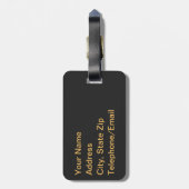 Chazak Ve'ematz Bagagelabel (Achterkant verticaal)