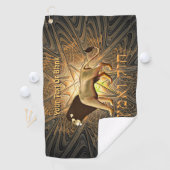 Chazak Ve'ematz Golfhanddoek (Insitu)