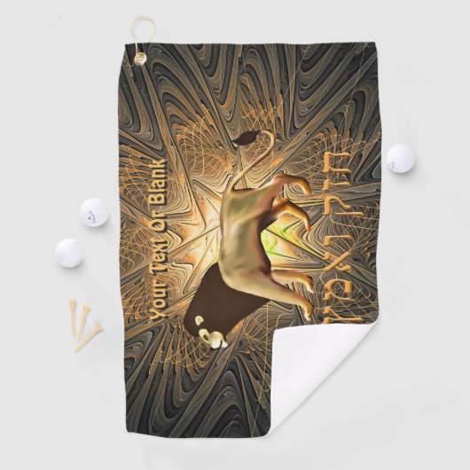 Chazak Ve'ematz Golfhanddoek (Insitu)