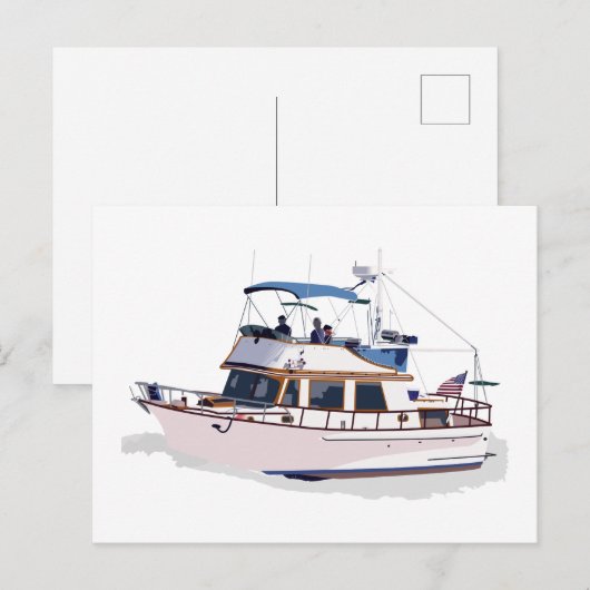 CHB DIESEL TRAWLER BRIEFKAART (Voorkant / Achterkant)