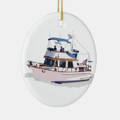 CHB DIESEL TRAWLER KERAMISCH ORNAMENT (Rechts)