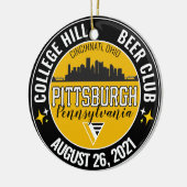 CHBC Pittsburgh Keramisch Ornament (Links)