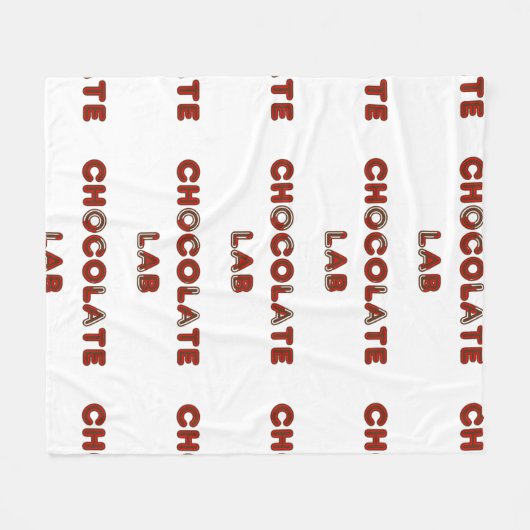 Chc lab Canadian-Flag in naam Fleece Deken (Voorkant (Horizontaal))