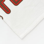 Chc lab Canadian-Flag in naam Fleece Deken (Hoek)