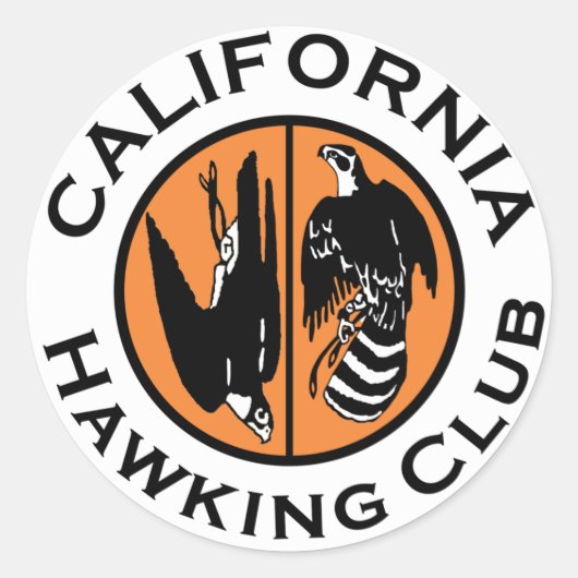 CHC Logo Afgedrukt Ronde Sticker (Voorkant)