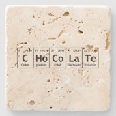 CHCoLaThe Science Periodic Table Words Elements Stenen Onderzetter (Voorkant)