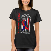 CHD Awareness Brother Heart Disease Support Squad T-shirt (Voorkant)