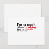 CHD Awareness Gift Briefkaart (Voorkant / Achterkant)