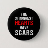 Chd Awareness Quotes About Congenital Heart Diseas Ronde Button 5,7 Cm (Voorkant)