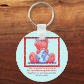 CHD Awareness Sleutelhanger (Voorkant)