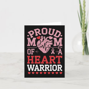 CHD Bewustzijn Hart Ziekte Mam Warrior Support Su Kaart