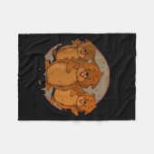 CHD-bewustzijn Hartziekte Warrior Ondersteuning Ch Fleece Deken (Voorkant (Horizontaal))