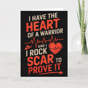 CHD-bewustzijn Hartziekte Warrior Ondersteuning Ch Kaart