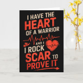 CHD-bewustzijn Hartziekte Warrior Ondersteuning Ch Kaart (Gele Bloem)