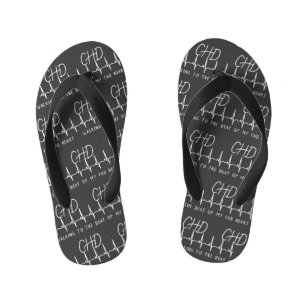 CHD-hartslag Paar van Teenslippers