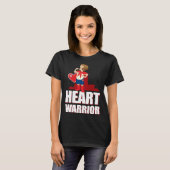 CHD Heart Confidence Caped Boy Hero Warrior Healed T-shirt (Voorkant volledig)
