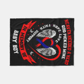 Chd Heart Disease Awareness In Memory Of Son By  Fleece Deken (Voorkant (Horizontaal))