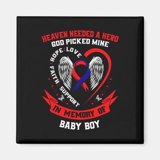 Chd Heart Disease Awareness In Memory Of Son By Magneet (Voorkant)