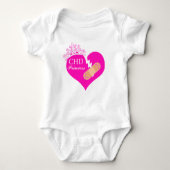 CHD Princess, Congenital Heart Defect, HLHS Romper (Voorkant)