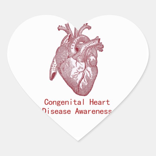 CHD-Sticker Hart Sticker (Voorkant)