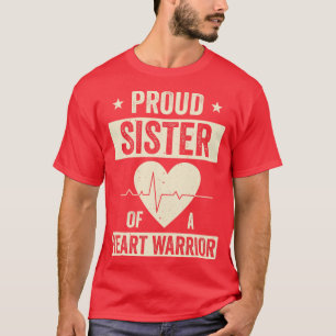 CHD Transplant zuster van een hart open hartchirur T-shirt