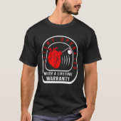 CHD Warrior Pacemaker Battery Operated Heart Patie T-shirt (Voorkant)