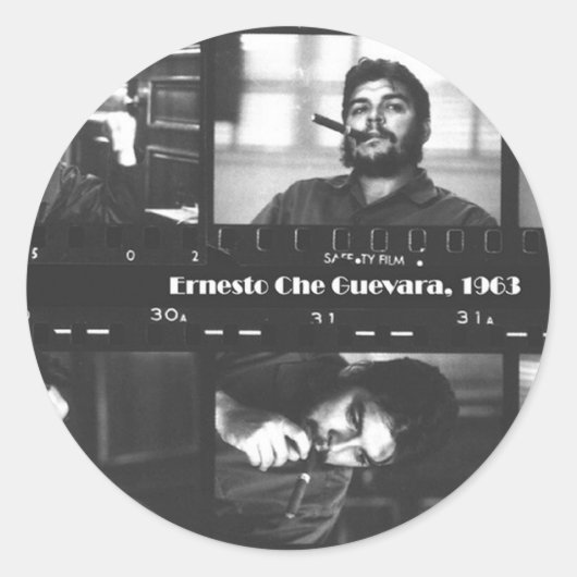 Che33mm Ronde Sticker (Voorkant)