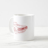 Che Camaro SS 1968 Koffiemok (Voorkant links)