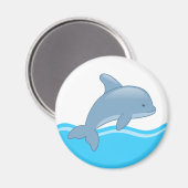 Che Cartoon Jumping Dolphin Magneet (Voorkant / Achterkant)