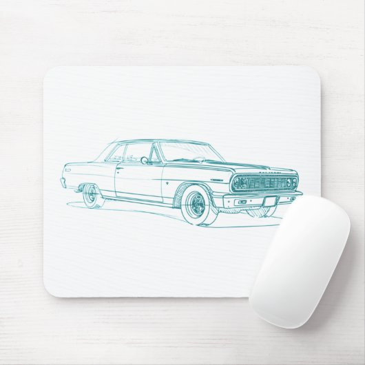 Che Chevelle 1964 SS Muismat (Met muis)