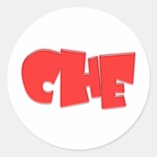 Che coole design! ronde sticker (Voorkant)