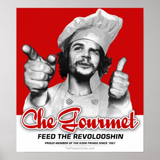 Che Gourmet voedt het Poster Revoloshin (Voorkant)