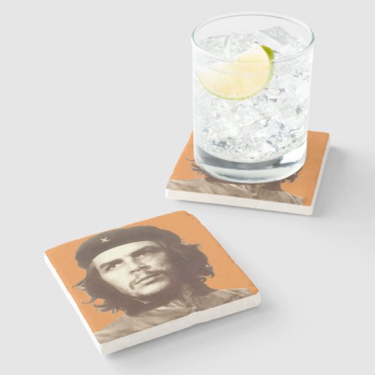 CHE GUEVARA 2 STENEN ONDERZETTER (Zijkant)