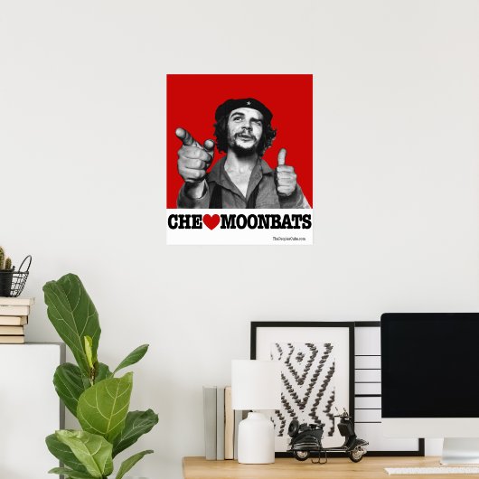Che Guevara - Che Heart Moonbats Poster (Thuiskantoor)