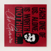 Che Guevara citaat - elk alleen niets waard Legpuzzel (Horizontaal)