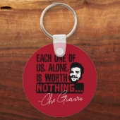 Che Guevara citaat - elk alleen niets waard Sleutelhanger (Voorkant)