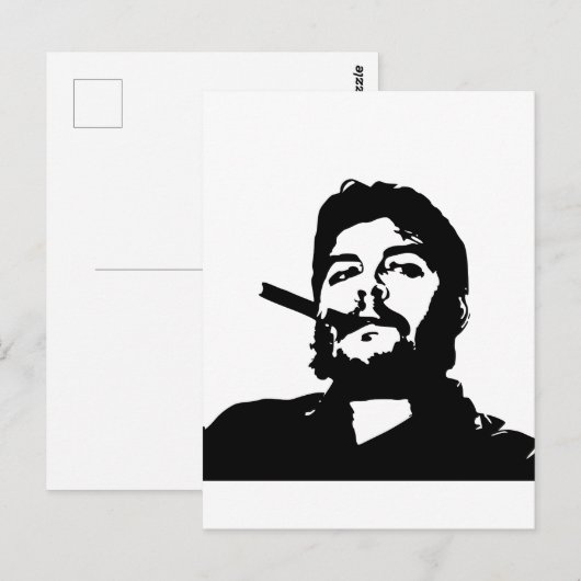 Che Guevara, Comandante, Revolutie, Cuba, Havana Briefkaart (Voorkant / Achterkant)