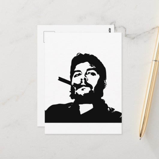 Che Guevara, Comandante, Revolutie, Cuba, Havana Briefkaart (Voorkant / Achterkant in situ)